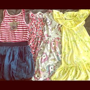 Girls size 4-6 summer dress bundle